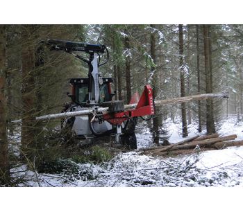 Forestry Wheel Carried Tractor Processor-1