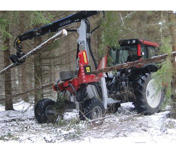 Forestry Wheel Carried Tractor Processor-4