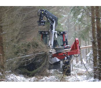 Forestry Wheel Carried Tractor Processor-3