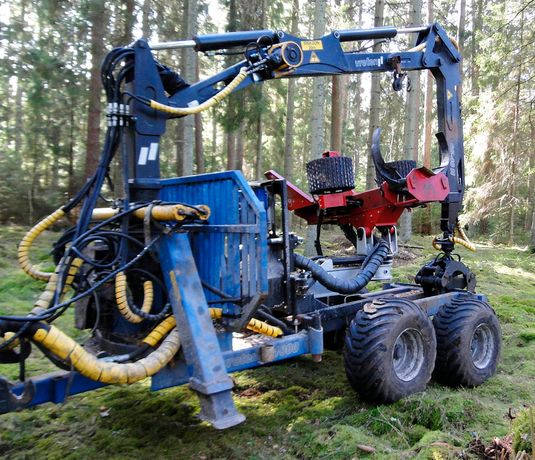 Forestry Trailer Carried Tractor Processor-3