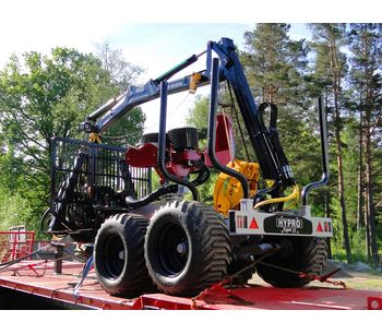 Forestry Trailer Carried Tractor Processor-1