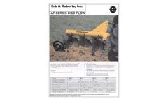 Terra-Riser - Model AF Series - Disc Plow - Brochure