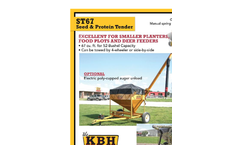  	KBH - Model ST67 - Electric Auger Seed Tender Brochure