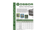 Osborne - Stainless Steel Rectangular Feeders Manual