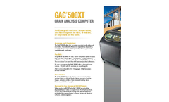 Model GAC 500XT - Grain Analysis Computer Brochure