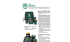 Shore - Model 930 - Portable Moisture Tester for Coffee  Brochure