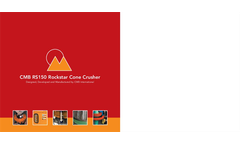 CMB Rockstar - Model 185  - Cone Crushers - Brochure