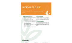 Agrichem - Model Nitro Humus 323 - Highly Concentrated Liquid Nitrogen and Humic Acid - Datasheet