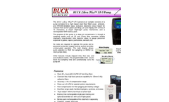 Buck Libra Plus - LP-5 Personal Air Sampler Pump Brochure