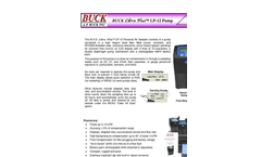 Buck Libra Plus - LP-12 5PK - Personal Air Sampler Pump Kit - Brochure