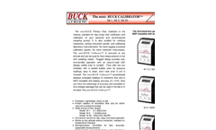 Mini-Buck - M-1, M-5, M-30 - Primary Flow Calibrator - Brochure