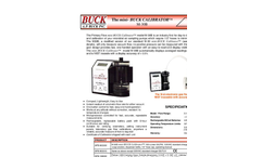 Mini-Buck - Model M-30B - Primary Flow Calibrator - Brochure