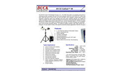 Buck LinEair - 40 - Air Sampling Pump Brochure