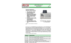 Buck BioAire - B520 - Bioaerosol Sampling Pump Brochure