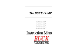 All Buck Standard Pumps - Instruction Manual