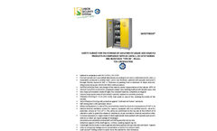 Model AC 1200 CM - Safety Storage Cabinet Brochure