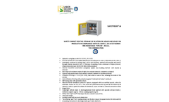 Model AC 600/50 CM - Safety Storage Cabinet Brochure