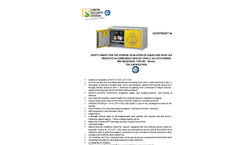 Model AC 900/50 CM - Safety Storage Cabinet Brochure