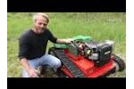 The flexible track mower for sensitive areas and wild growth: agria 9500 - Video