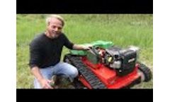 The flexible track mower for sensitive areas and wild growth: agria 9500 - Video