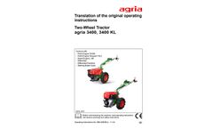  	Agria Werke - Model 3400 - Two-Wheel Tractors - Brochure