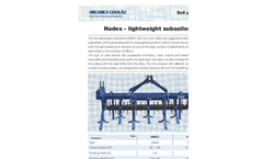 Mecanica - Model HADES - Lightweight Subsoiler Brochure