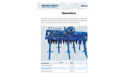 MMecanica - Model MAS - Subsoilers Brochure