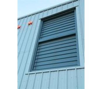 Insulated Motorised Louvres