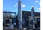 ERG V-tex - 2-Stage Packed Tower Scrubber and Carbon Filter with Recirculation Pumps