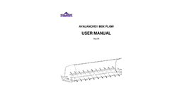 Avalanche - Model LDA(T)400 Series - Loader Model Snow Pusher/Box Plow Brochure