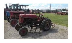 IH - Model Cub Series - Tractor with Cultivator
