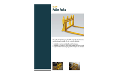 Model WL-CPF - Pallet Forks Brochure