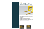 Model WL-HAF - Hydraulic Adjustable Forks Brochure