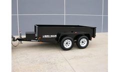 Bri-Mar - Model DTR610LP-7 - Low Profile / Tandem Axle Dump Trailer