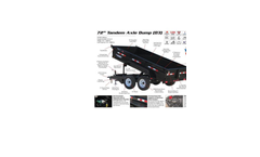 PJ Trailers - Model D3 - 72` Tandem Axle Dump Trailer  Brochure