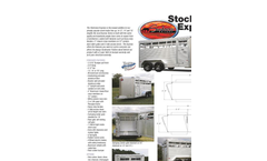 Stockman Express - Aluminum Bumper Pull Stock Trailer Brochure