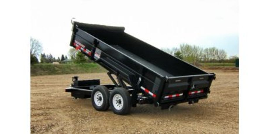 Model T-HD - Hydraulic Dump Trailers for Skid-Loader Transportation