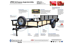 All-Around Single Axle Utility Trailer 2PSA- Brochure