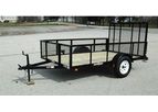 Currahee - Single Axle Landscape Trailers with High Sides