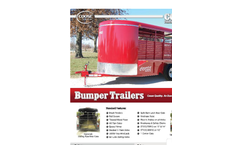 Livestock Bumper Trailer - Brochure