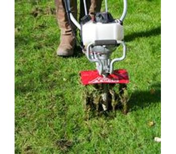 Image showcasing Lawn Care Attachment - Lawn Aerator Attachment By Schiller ...
