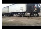 Splitting the Trailers on a b Double Video