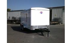 Model 7 X 14 - Carry-On Tandem Axle Enclosed Cargo Trailer