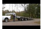 Galvanized Kerr Sliding Axle Trailer Video