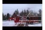 Kerr Forestry Trailer With Kesla Grapple Loader Video