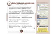 Countryside - Ag-Payroll System Software Datasheet