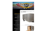H H Trailers - Model CA - Flat-Top V-Nose Single Axle Cargo Trailer Brochure