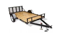 H H Trailers - Model SH - Heavy Frame Single Axle Utility Flatbed Trailers