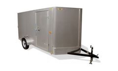 H H Trailers - Model CA - Flat-Top V-Nose Single Axle Cargo Trailer
