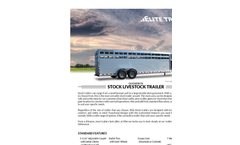 Stock - Gooseneck Livestock Trailers Brochure